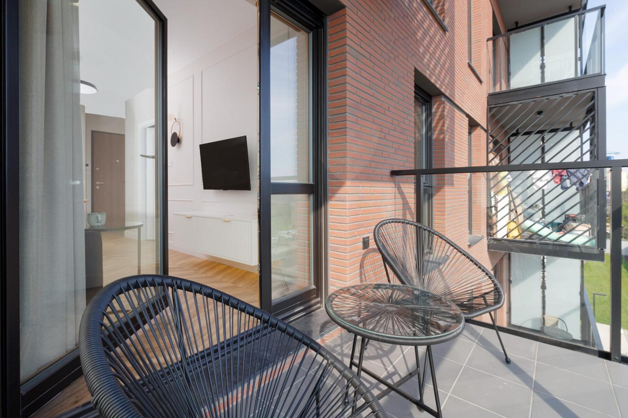 Sienna Grobla Apartment With View Of The Motlawa Terrace & Sauna, Gym By Noclegi Renters Gdansk Ngoại thất bức ảnh